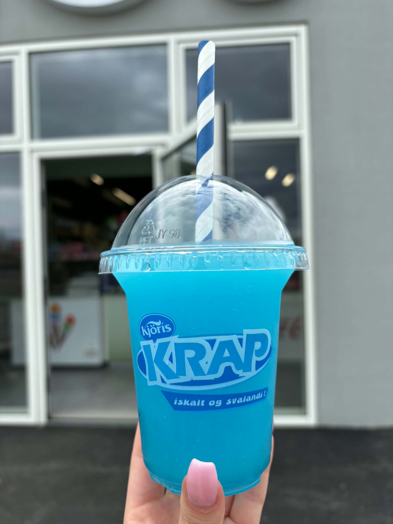 Blátt krap (hindberja)